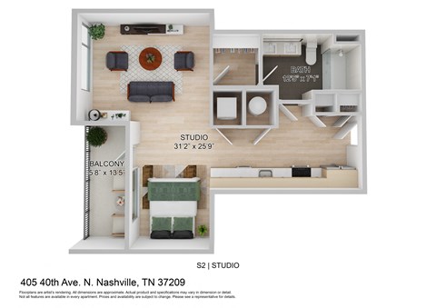 a 1 bedroom floor plan  2100 sq ft